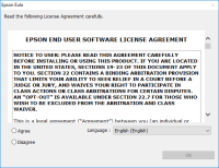 Epson ET-2500 driver setup - Step 2