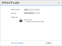 Pantum M6507W driver setup - Step 3