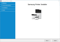 Samsung Xpress SL-M2885FW driver setup - Step 1